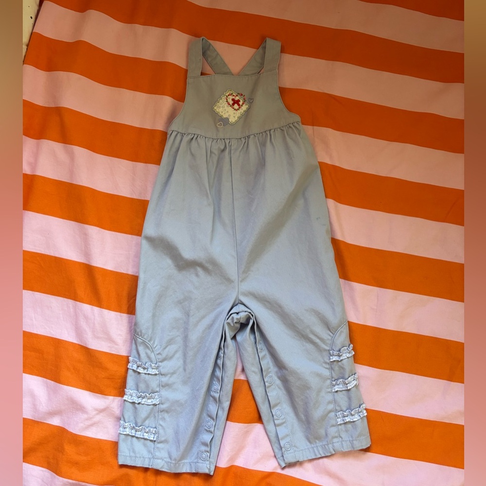 Vintage Lavendar/ Blue Overalls